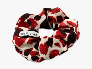Scrunchie satin Hazel rood