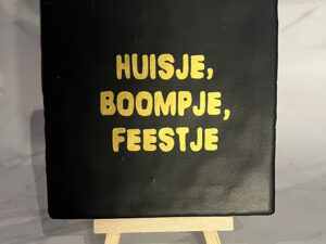 Tegel: Huisje, Boompje, Feestje